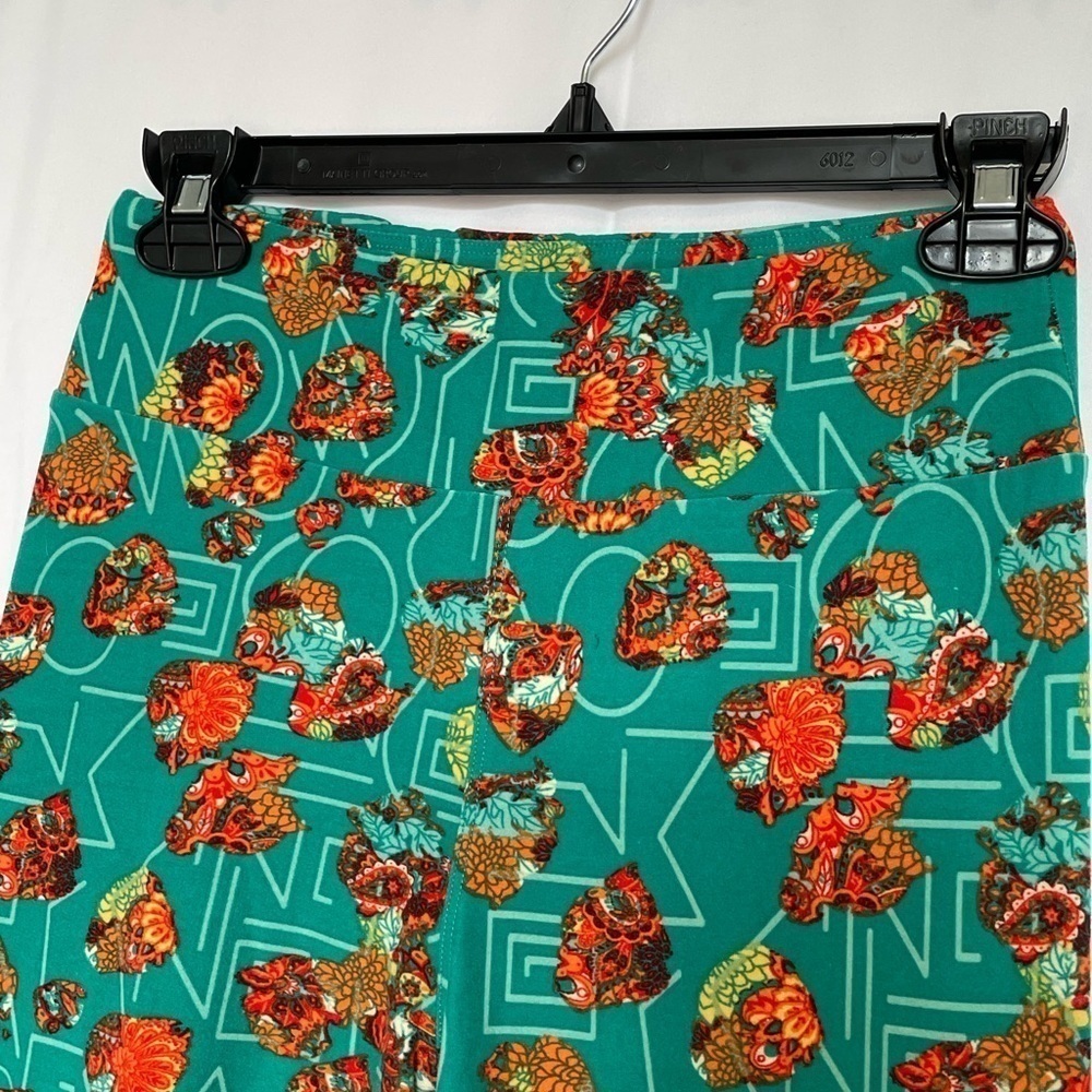 Lularoe/ One Size Print Leggings - Picture 3 of 9